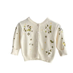 Flower Embroidery Baby Cardigan