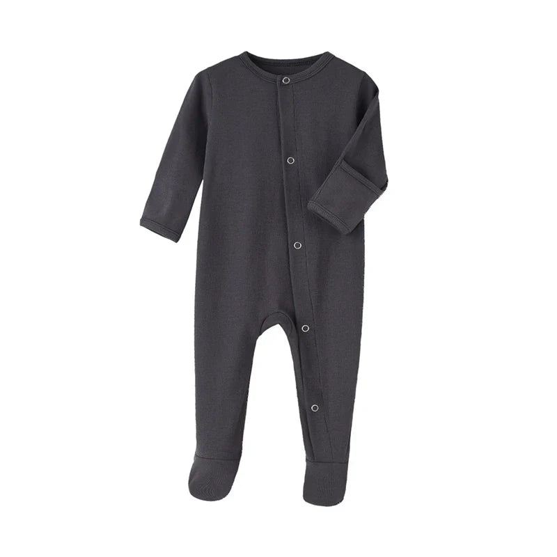 Organic Cotton Button Up Onesie