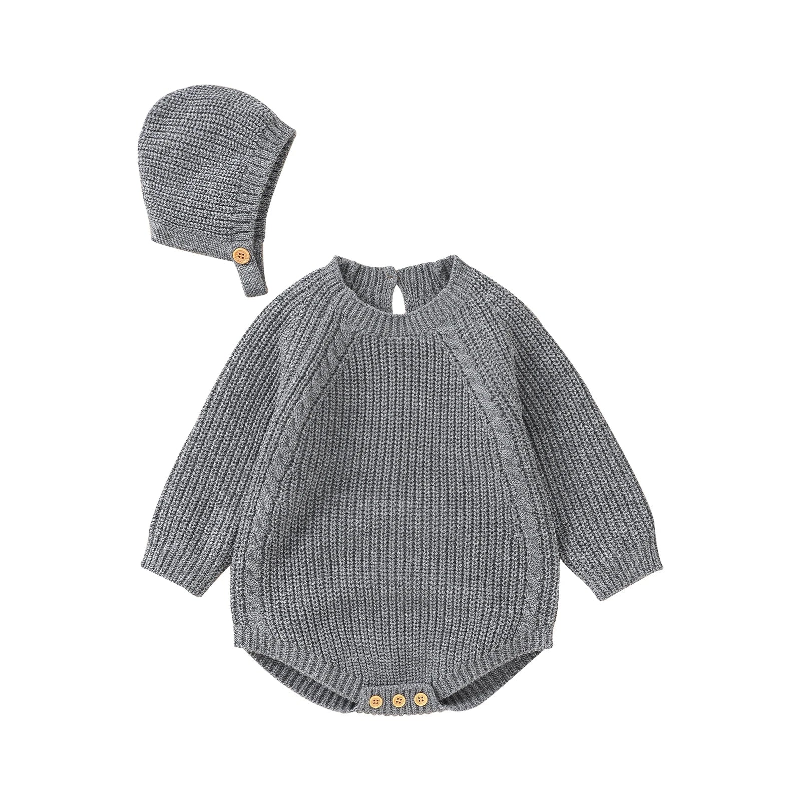 Knit Long Sleeve Onesie