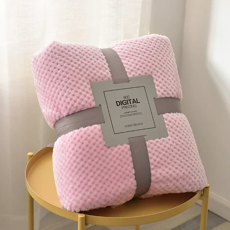 Soft Fleece Quilt Blanket