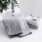 Striped Bamboo Hand Towel