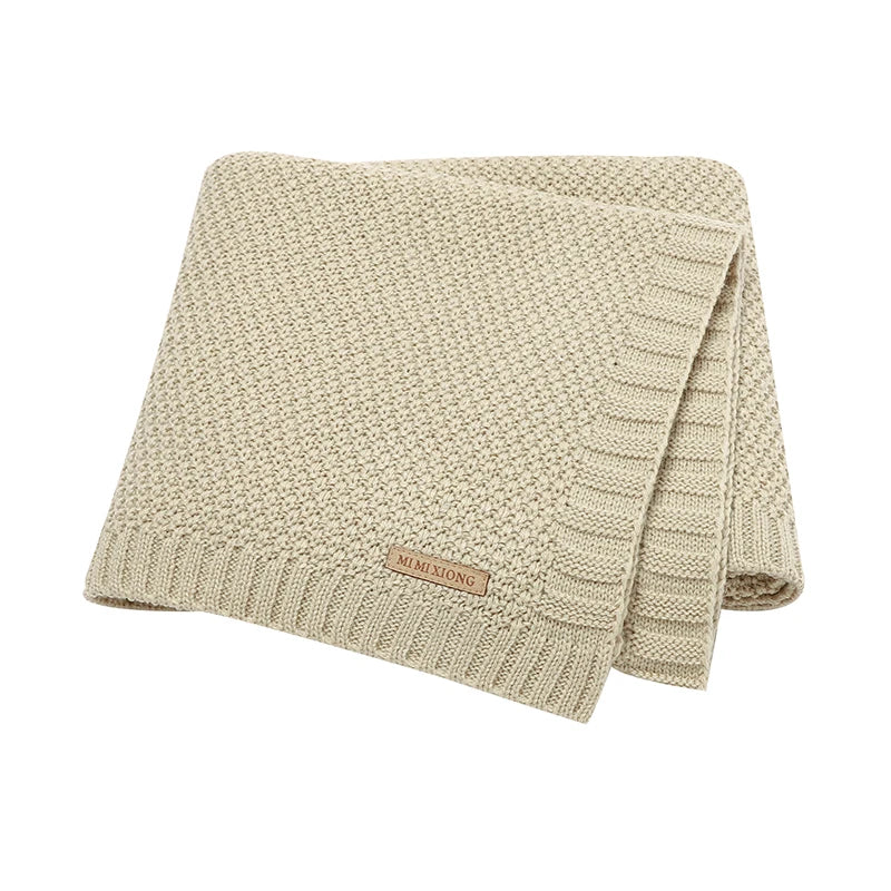 SuperSoft Knitted Baby Swaddle Blanket