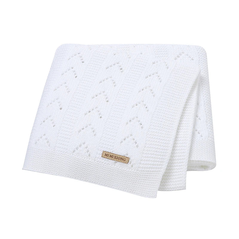 SuperSoft Knitted Baby Swaddle Blanket