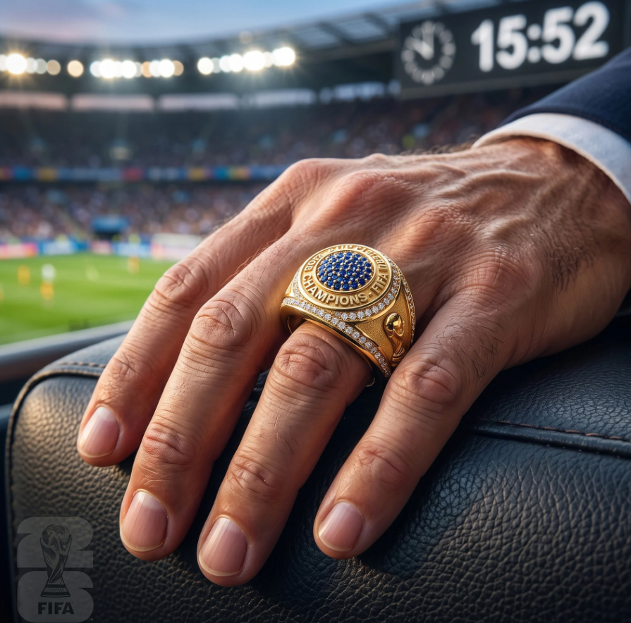 🏆⚽🔥 Crafted from copper alloy, the first-ever commemorative World Cup championship ring, featuring exquisite craftsmanship—a must-have collectible for soccer fans