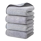 Striped Bamboo Hand Towel