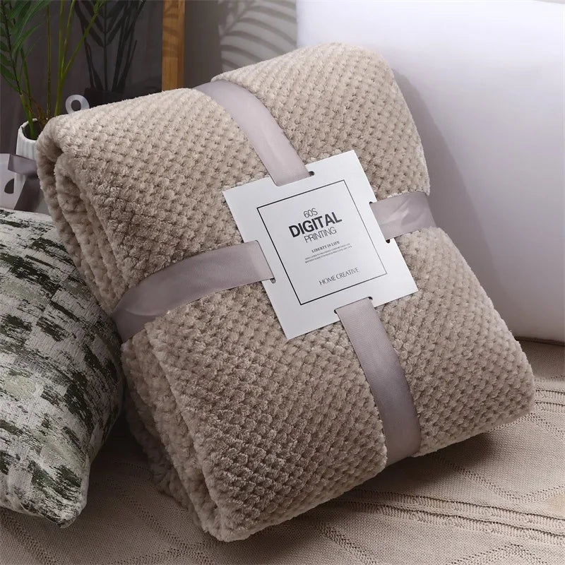 Soft Fleece Quilt Blanket