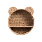 Straw Woven Handmade Wall Mounted Storage Rack