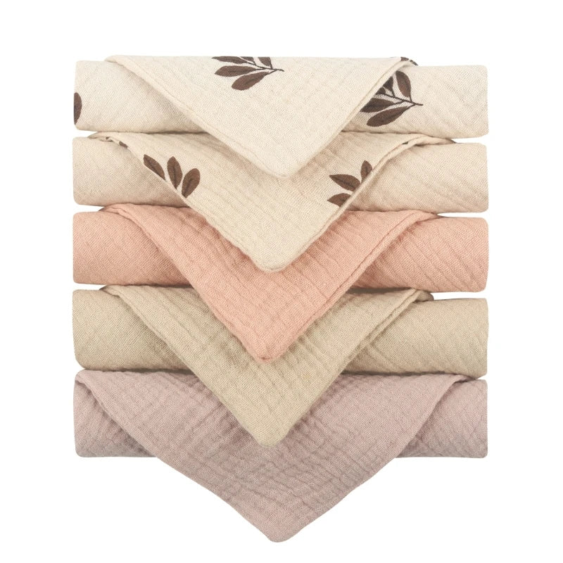 5-Pack Multi Use Cotton Burp Cloths