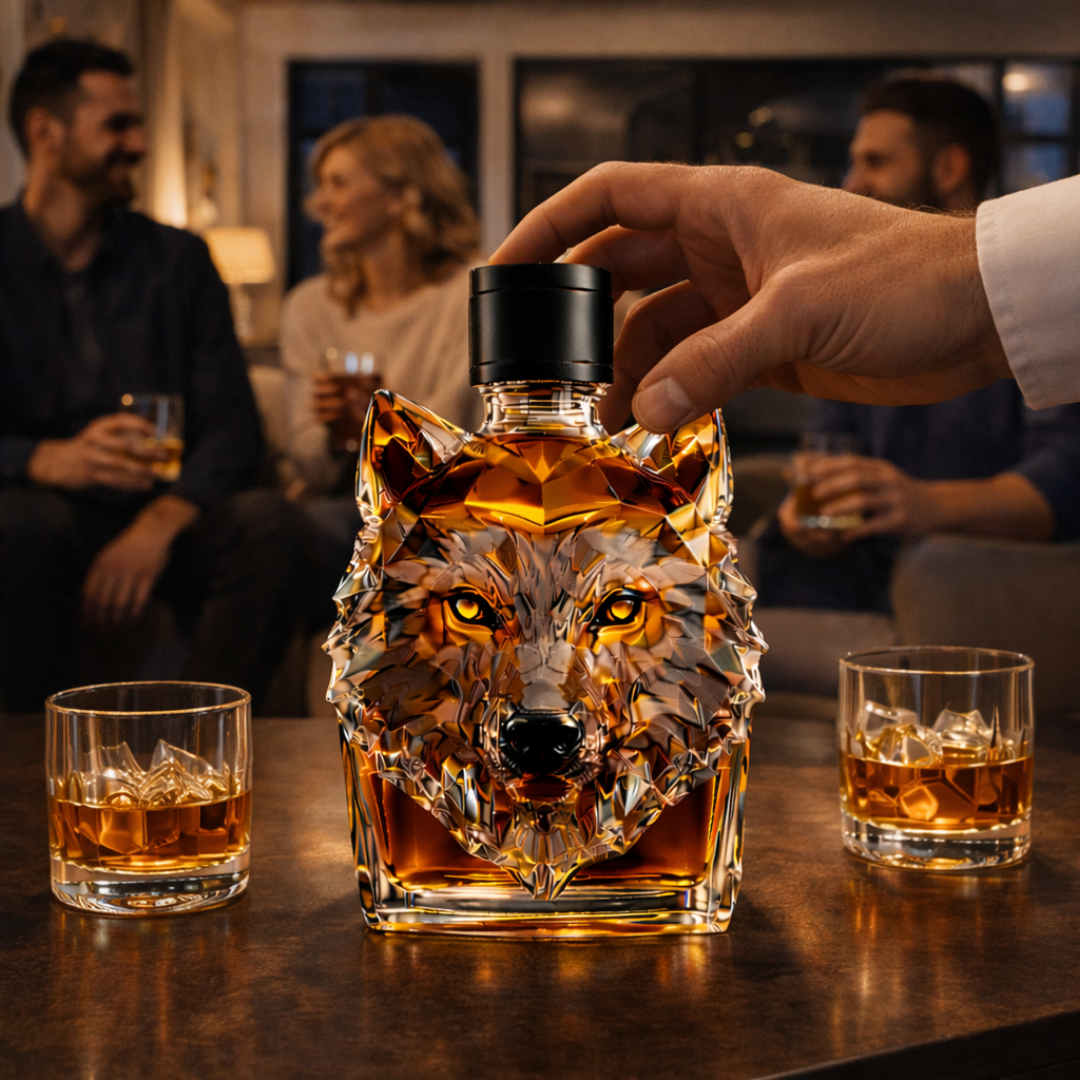 Whisky Bottle - Wolf Edition
