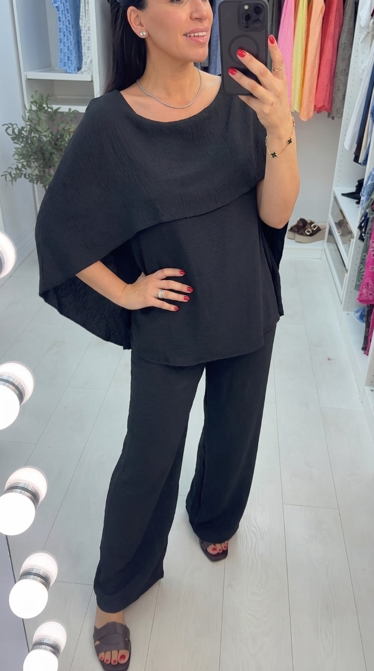 Janetta Plain Loose Fit Co-Ord Set