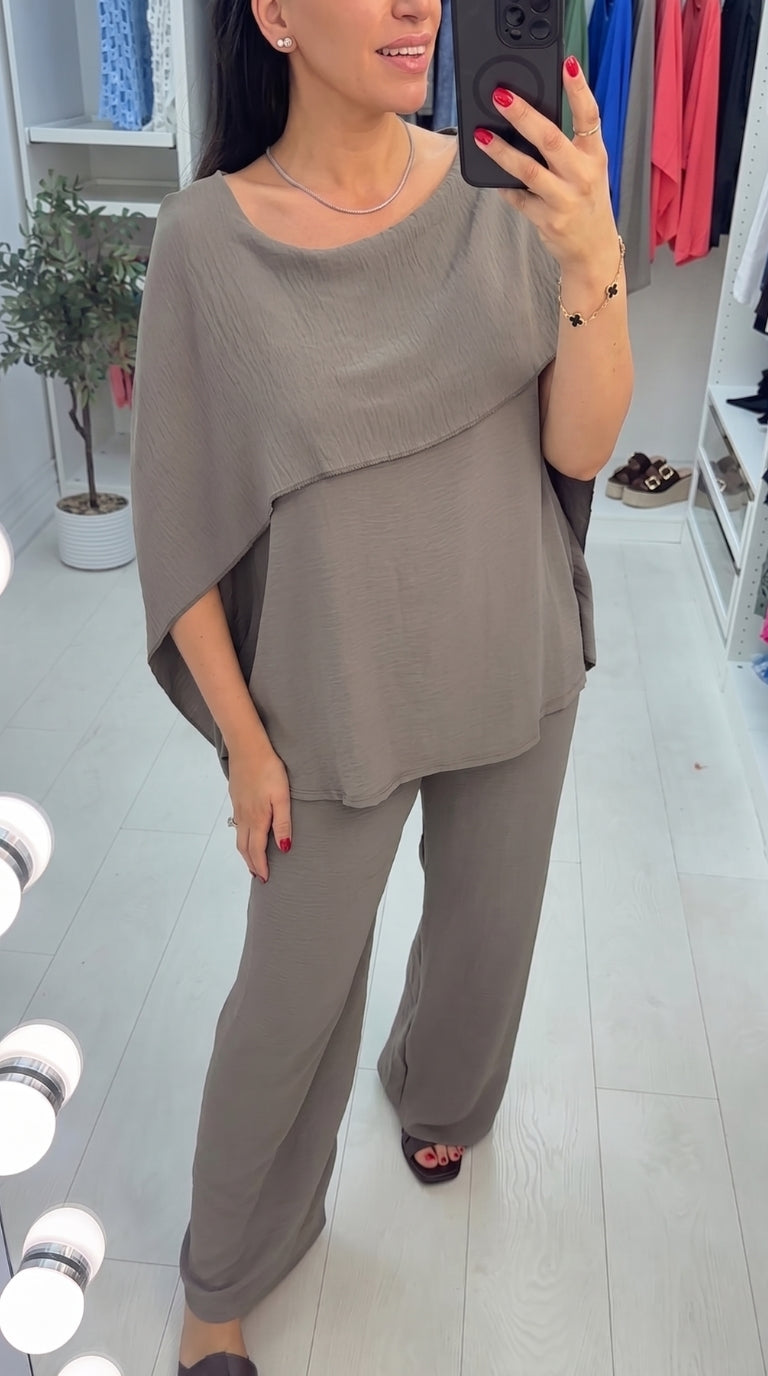 Janetta Plain Loose Fit Co-Ord Set