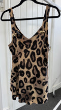 Emine Cheetah Print Loose Fit Top