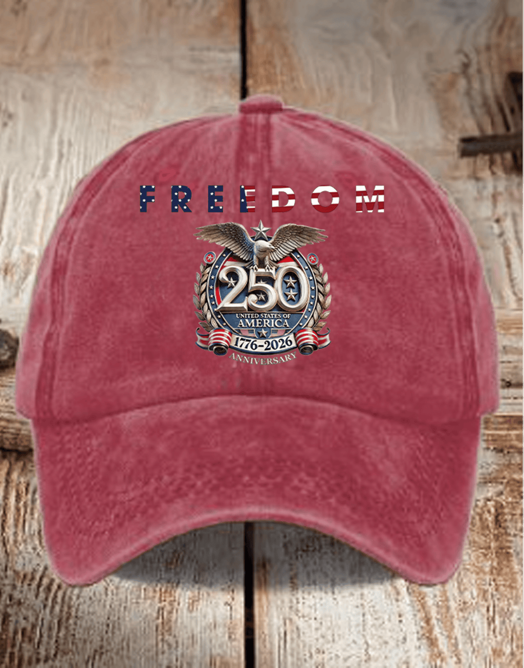 Unisex  American 250th Print  Casual  Hat