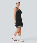 Color Block Mini Casual Sweater Knit Dress
