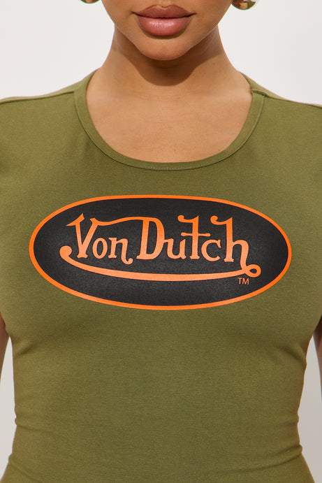Von Dutch Patch Mini Dress