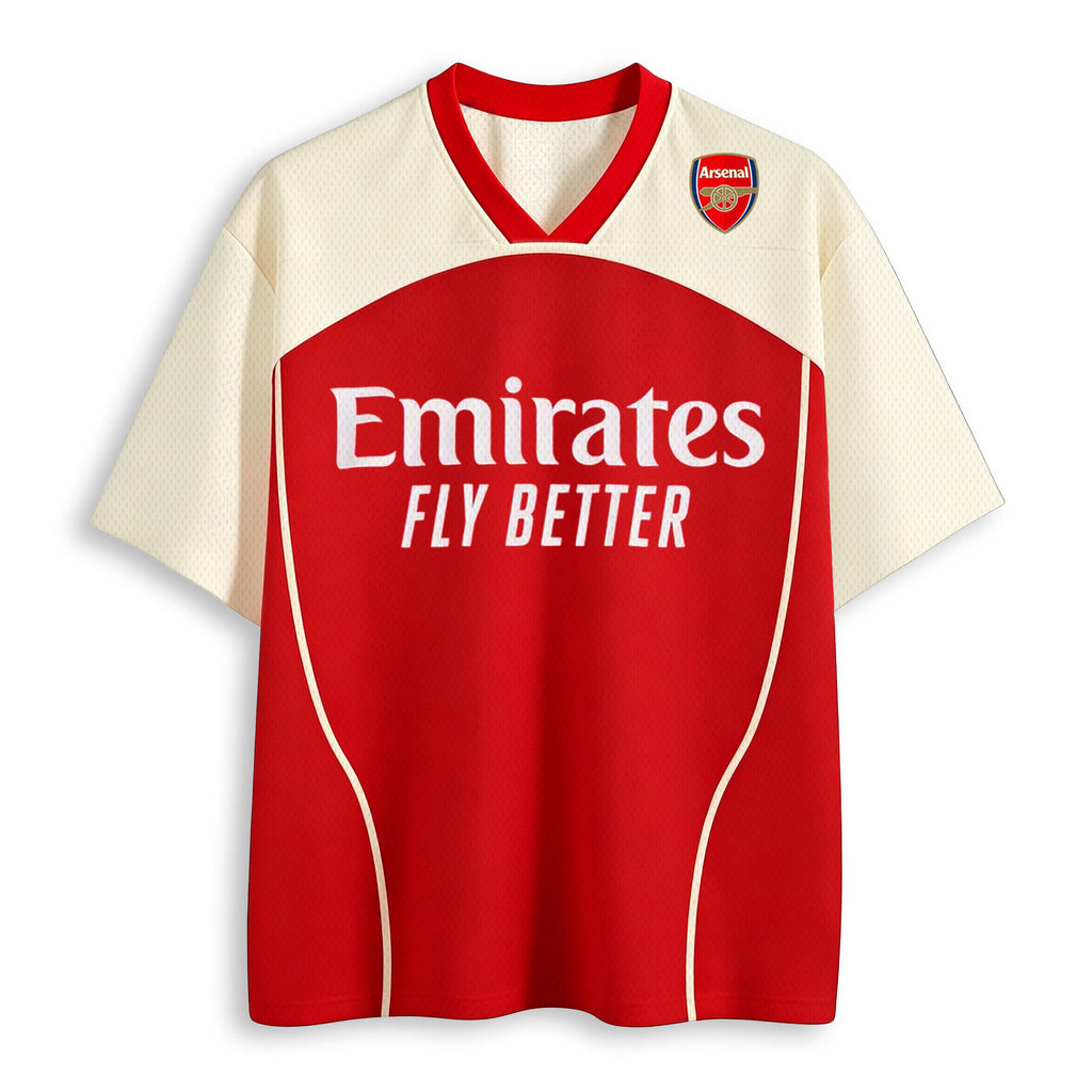 Bukayo Saka #7 Arsenal Vintage Soccer Mesh Jersey