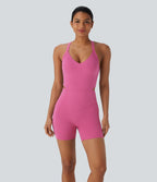 UltraSculptTM SoCinched Tummy Control Training Romper with Pockets-Easy Peezy Edition