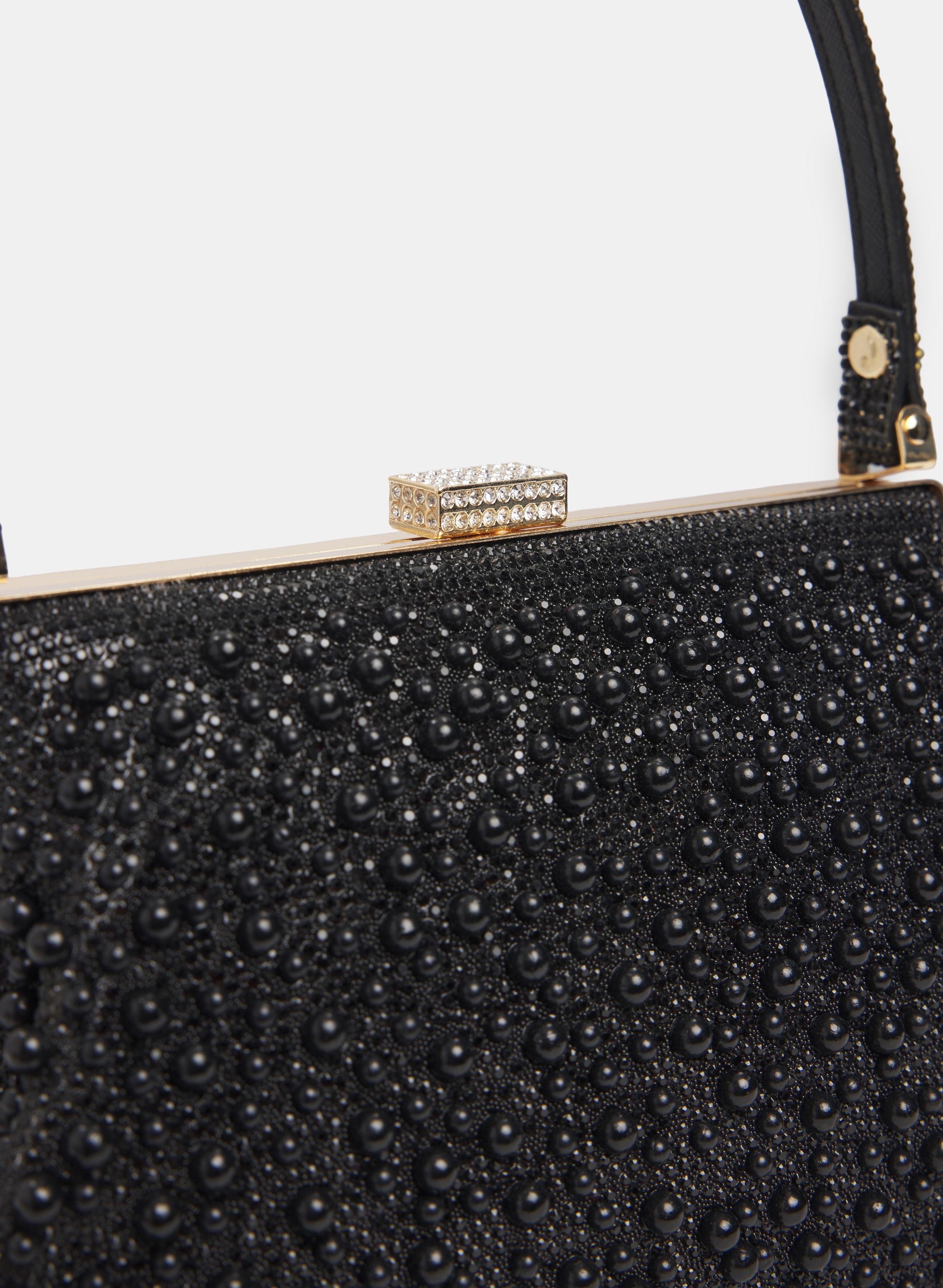 Tonal Beaded Handbag