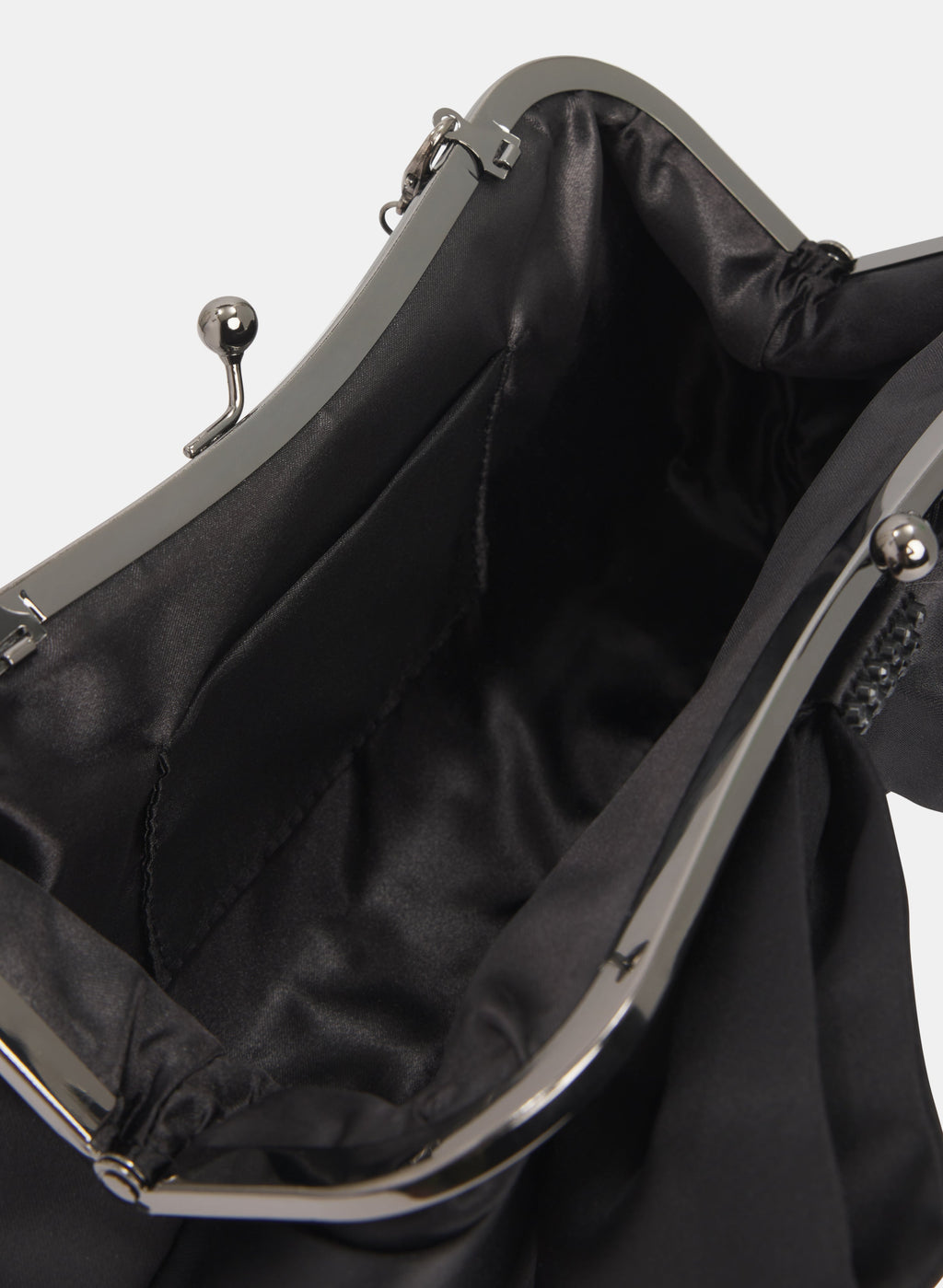 Satin Bow Clutch