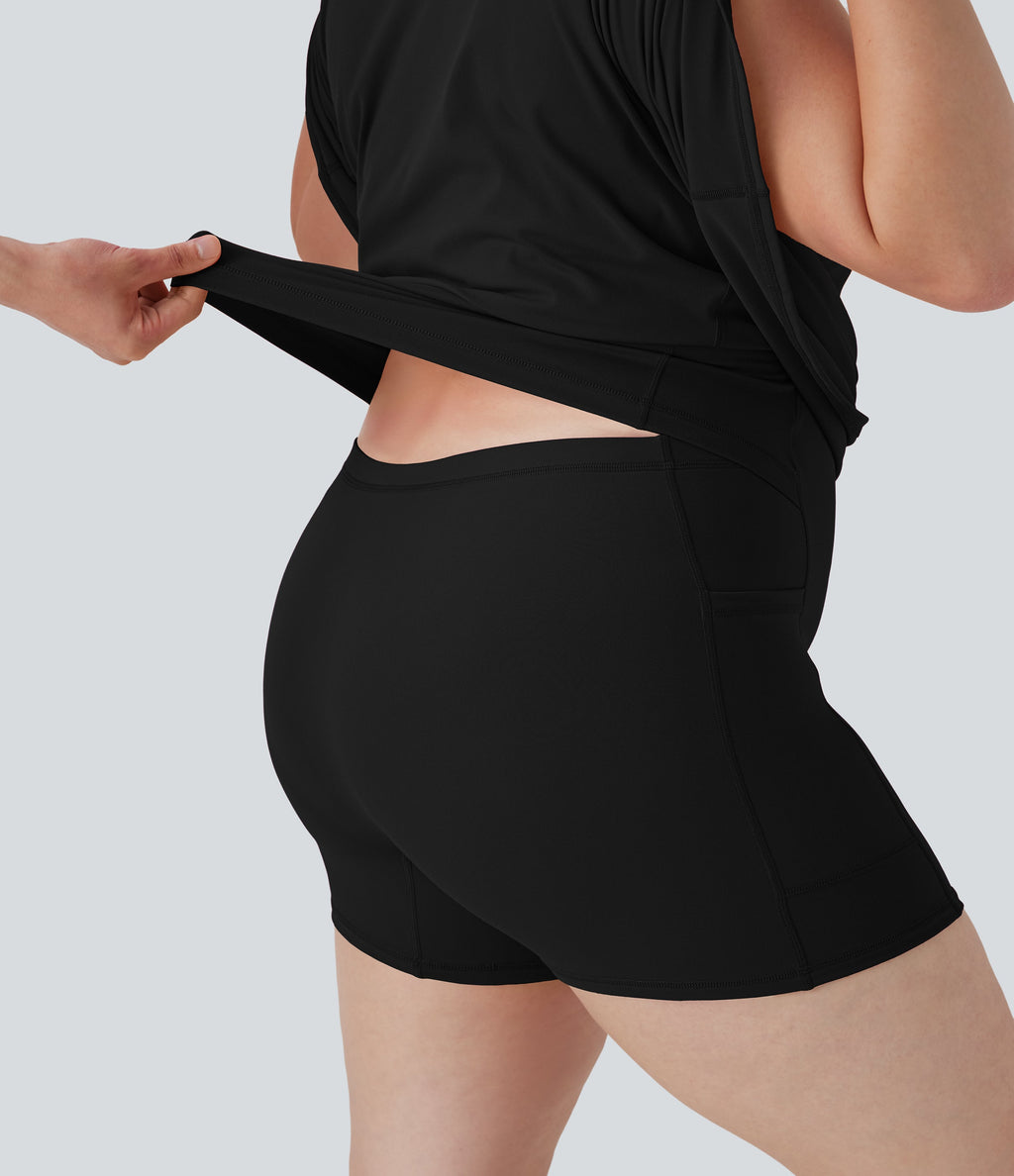 SoftlyZeroTM Plush Active Plus Size Dress-Longer Length-Easy Peezy Edition
