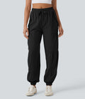 Mid Rise Drawstring Quick Dry Casual Joggers with Pockets