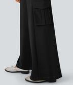 Low Rise Wide Leg Casual Cargo Pants with Pockets