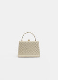 Crystal Embellished Box Clutch
