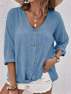 🔥Loose V-neck Pullover Women's Shirt