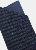 Rhinestone Detail Satin Clutch