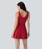 SoftlyZeroTM Airy Corset 2-in-1 Cool Touch Mini Tennis Active Tank Dress with Pockets-Easy Peezy Edition