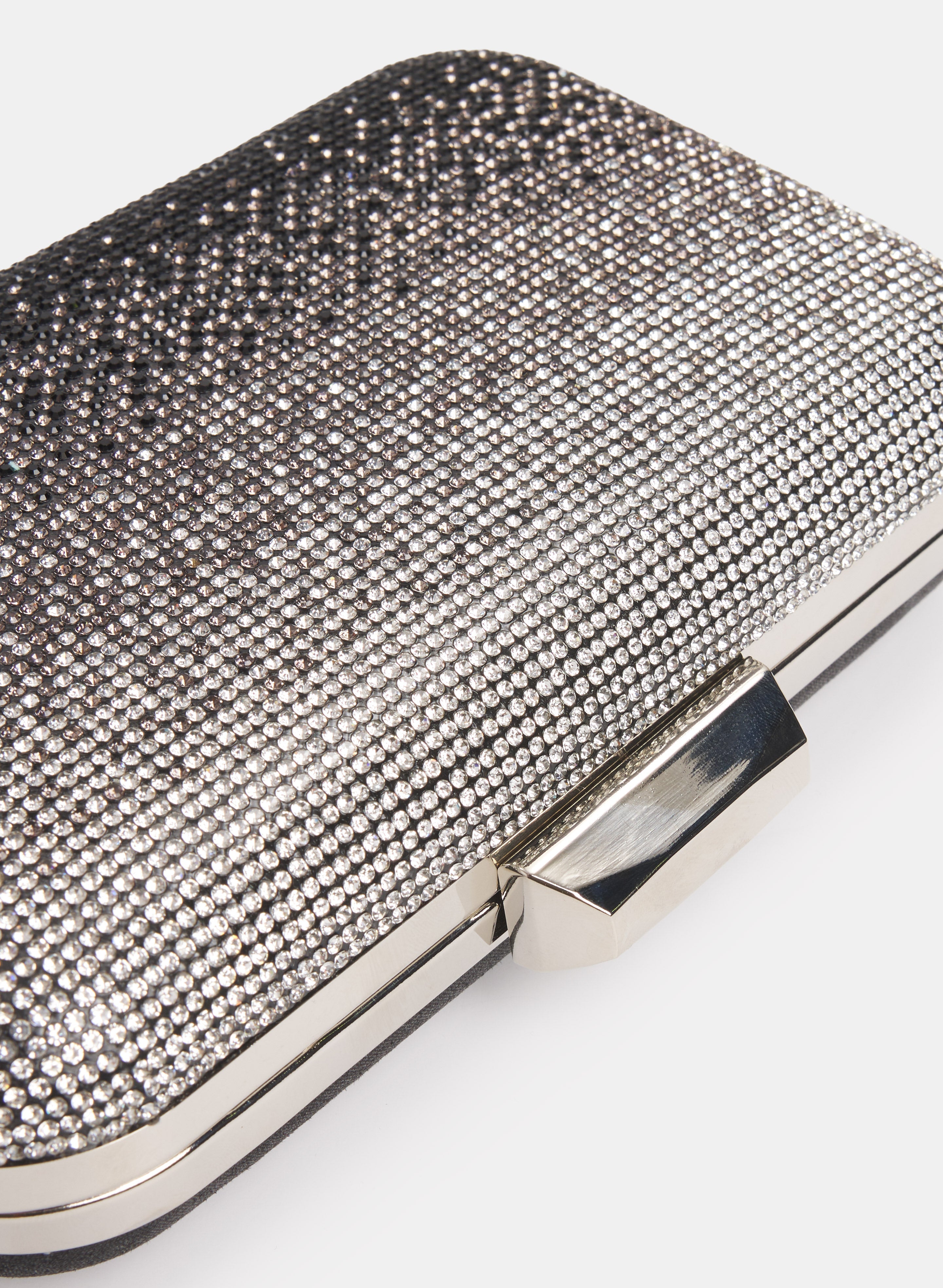 Ombre Crystal Embellished Clutch