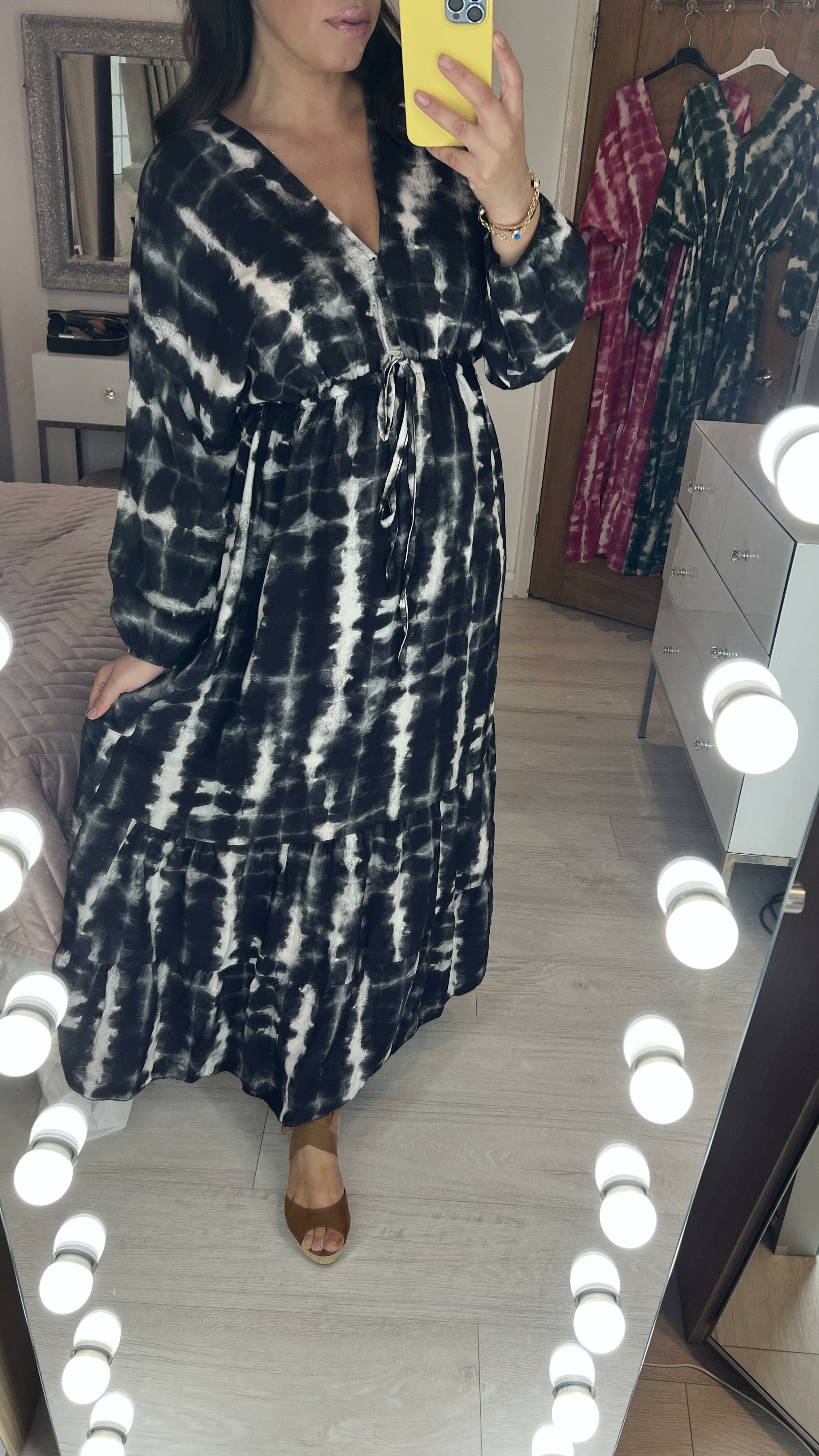 Eshy Tie Dye Maxi Dress
