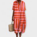 Anemone | Lightweight Cotton Blend Knee-Length Summer Dress