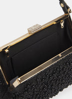Tonal Beaded Handbag