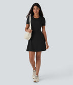 Cut Out Flare Mini Dance Active Dress-D/DD/DDD/F Cups