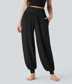 SoCinched High Waisted Tummy Control Yoga Joggers with Pockets