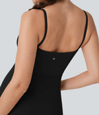 SoftlyZeroTM Plush Corset 2-in-1 Mini Casual Dress with Pocket-Longer Length