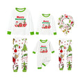 Holiday Family Christmas Pajamas Set With Playful Christmas Character Pattern Print