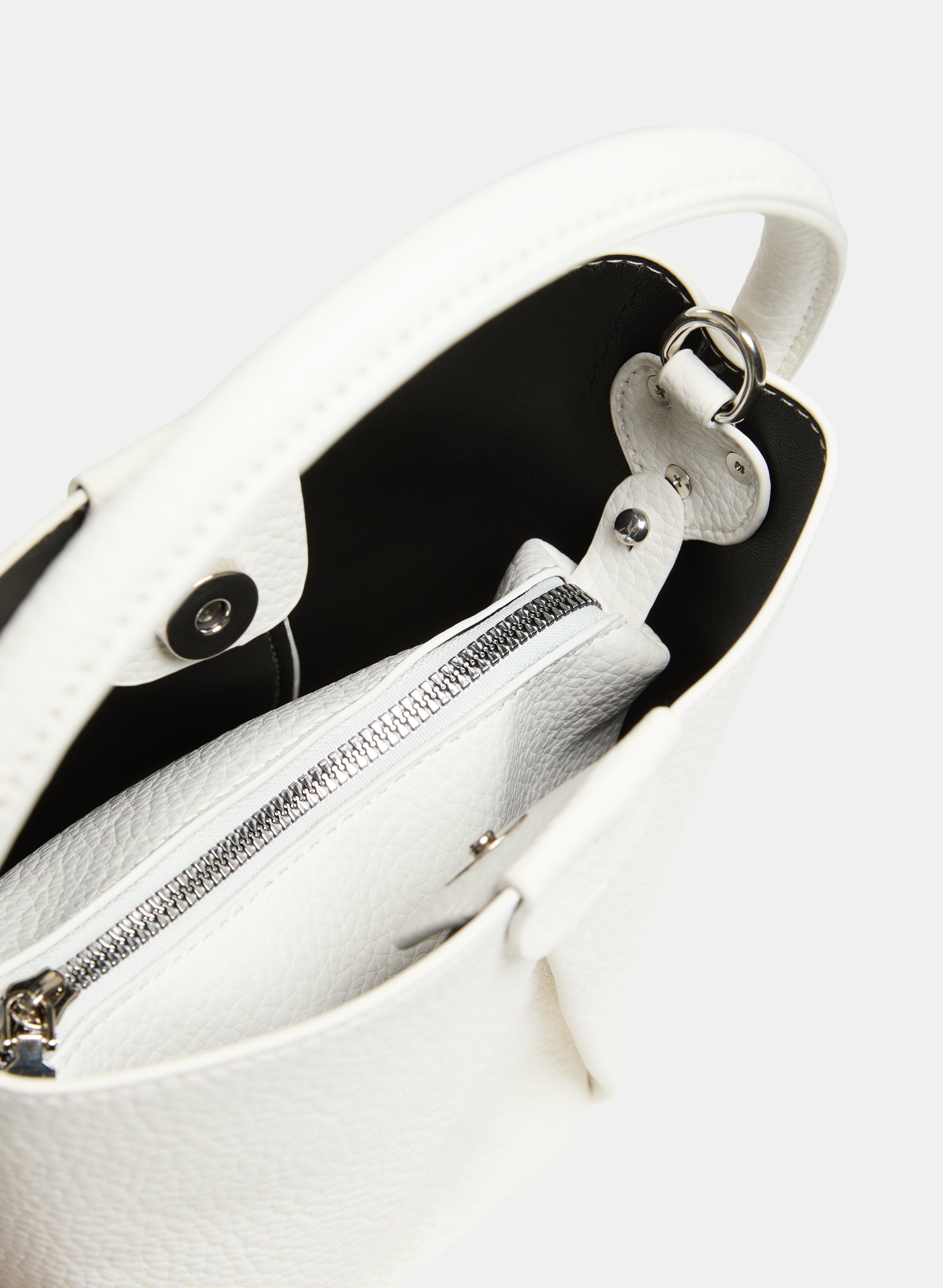 Pebbled Bucket Bag