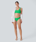 Texture Bikini Top Swimsuit