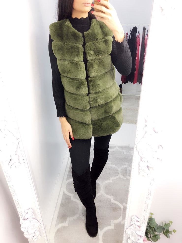 Gracie Faux Fur Gilet
