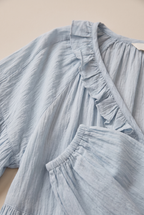 Airy Vintage-Inspired Ruffle Soft Ruffle Bohemian Blouse
