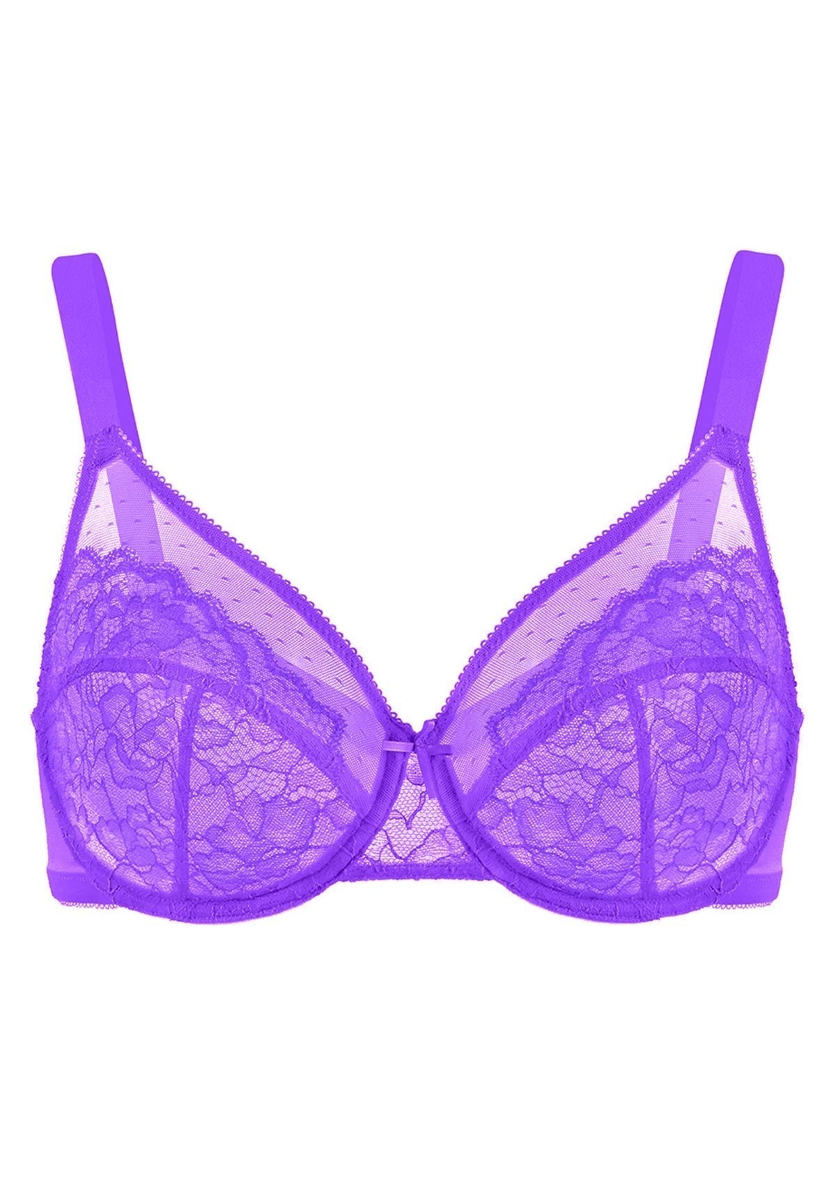 Enchante Unlined Non-padded Lace Underwire Bra