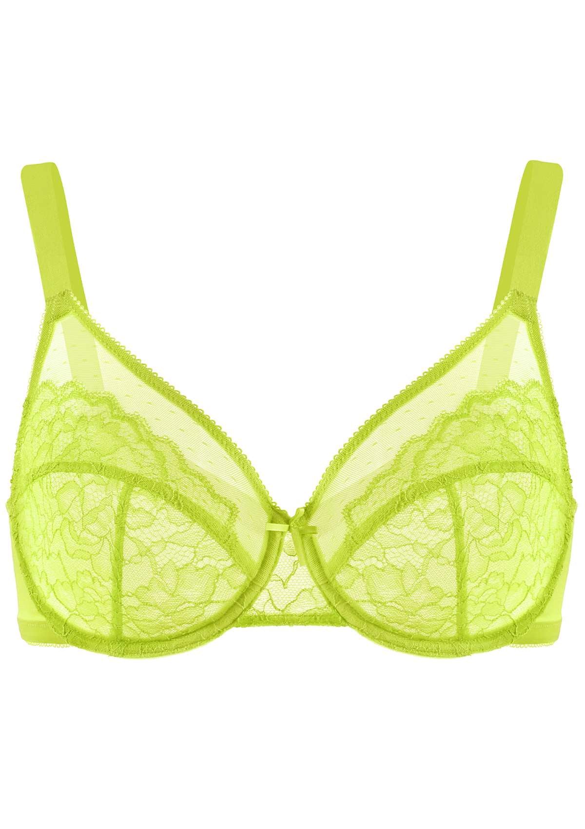 Enchante Unlined Non-padded Lace Underwire Bra