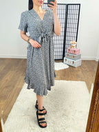Idaho Ditsy Floral Frill Hem Dress