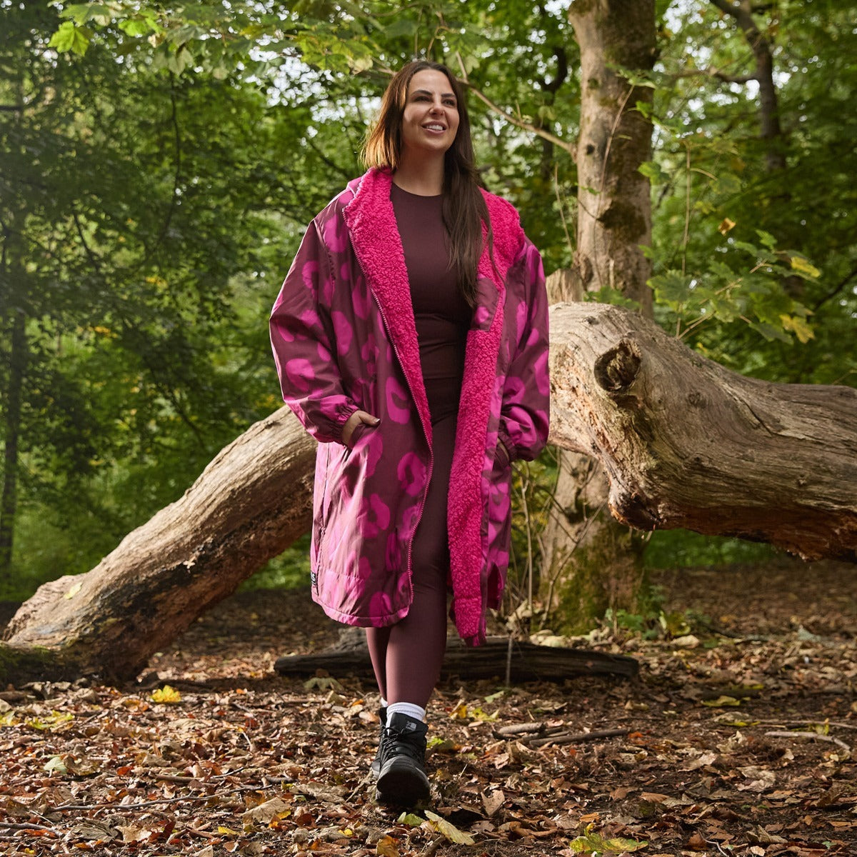 2026 NewDrying Robe Water Resistant Wind Resistant Changing Soft Sherpa Fleece Lined Oversized Hooded Long Sleeve Coat Jacket