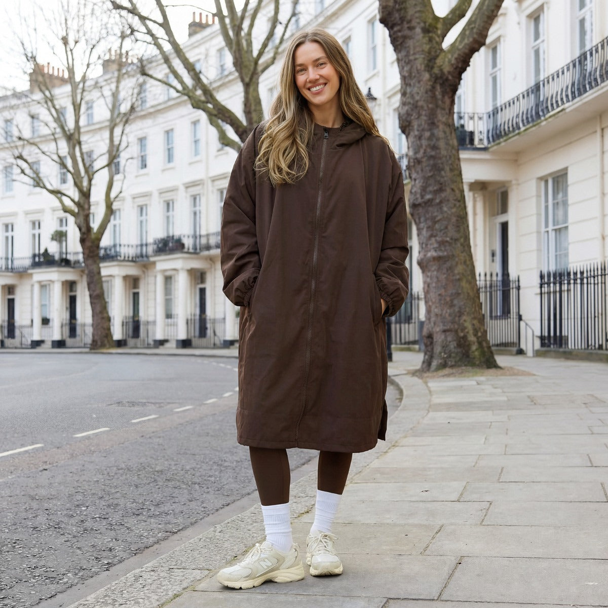 2026 NewDrying Robe Water Resistant Wind Resistant Changing Soft Sherpa Fleece Lined Oversized Hooded Long Sleeve Coat Jacket