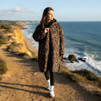 2026 NewDrying Robe Water Resistant Wind Resistant Changing Soft Sherpa Fleece Lined Oversized Hooded Long Sleeve Coat Jacket