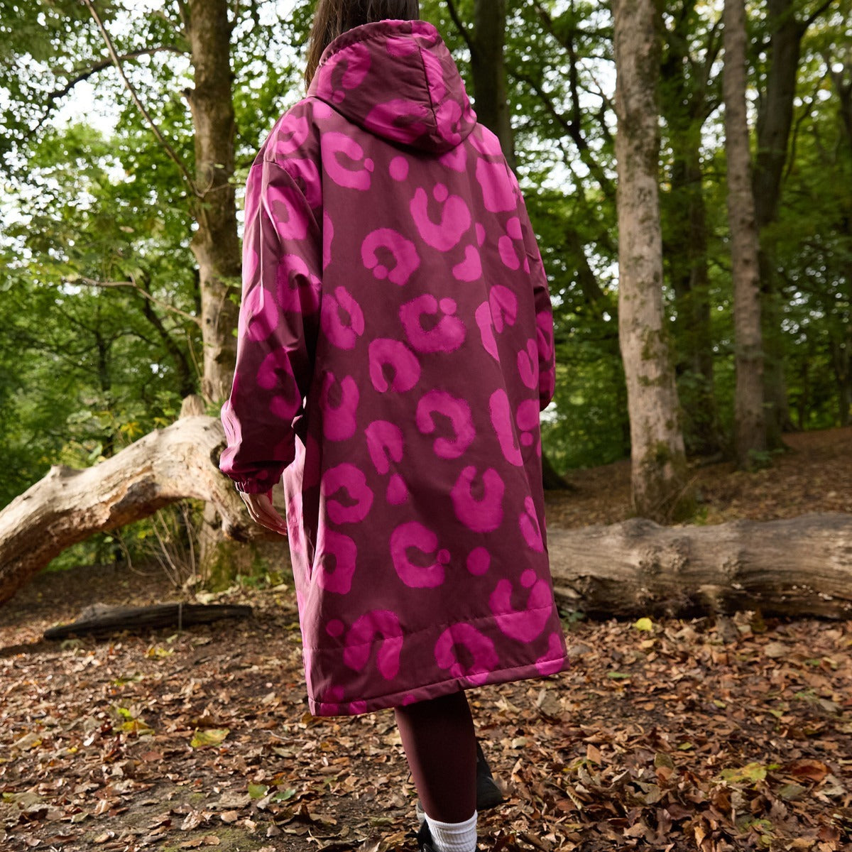 2026 NewDrying Robe Water Resistant Wind Resistant Changing Soft Sherpa Fleece Lined Oversized Hooded Long Sleeve Coat Jacket