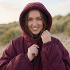 2026 NewDrying Robe Water Resistant Wind Resistant Changing Soft Sherpa Fleece Lined Oversized Hooded Long Sleeve Coat Jacket